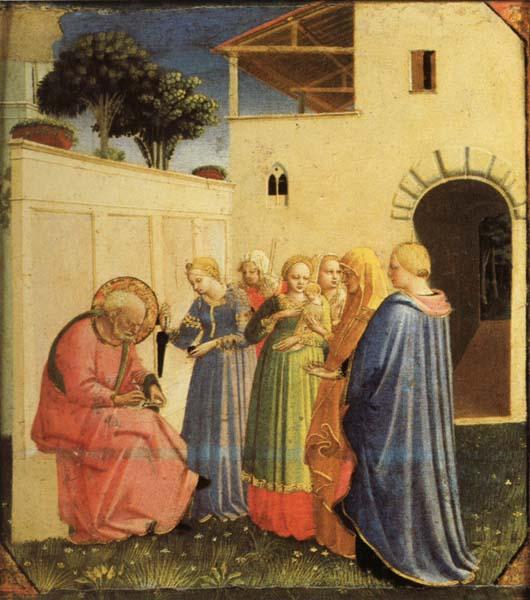Fra Angelico The Naming of the Baptist oil painting picture